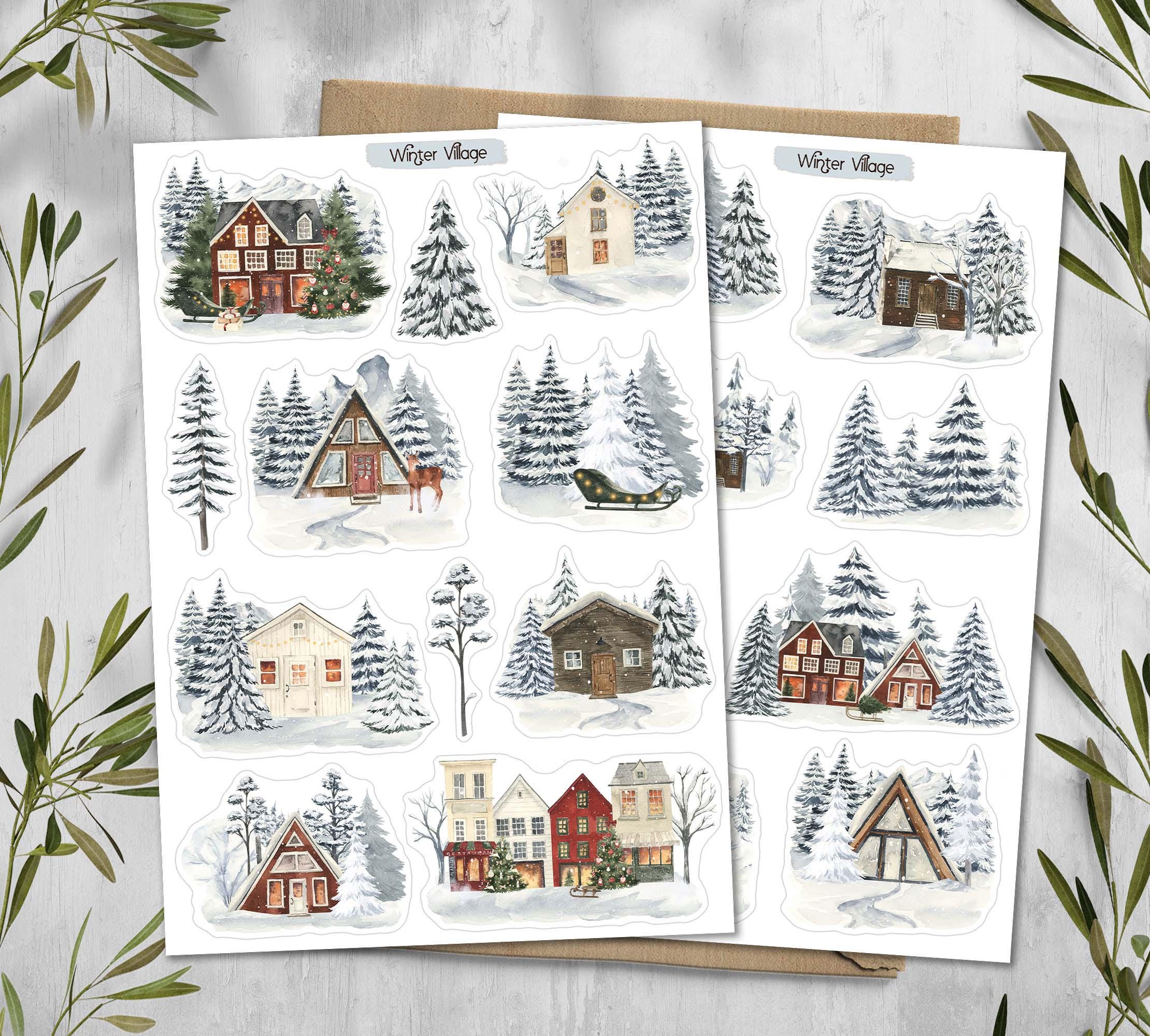 Winter Village Stickers