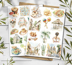Mexico Travel Sticker Sheet: Scrapbook Planner Stickers
