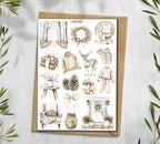 Soft Fall Stickers. Autumn Stickers. Fall Stickers. Farmhouse Stickers. Autumn Planner Stickers. Brown Sticker