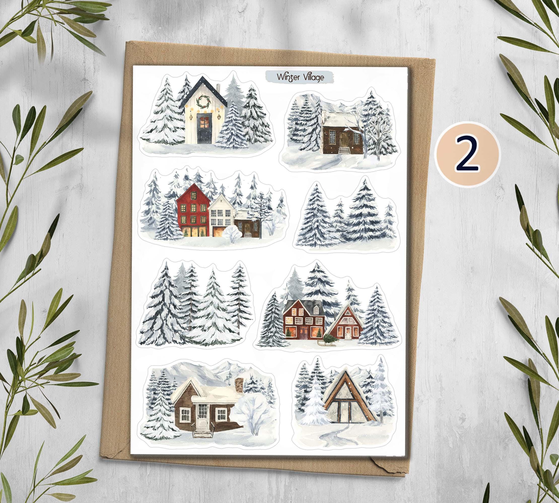 Winter Village Stickers