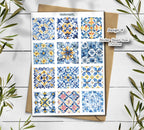 Mediterranean Stickers. Travel Stickers. Mediterranean Summer Holiday Stickers. Europe Stickers. Around the World. Lemon Scrapbooking