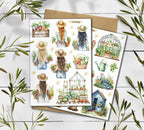 Gardening Stickers: Farmhouse Fruit & Vegetable Planner Stickers
