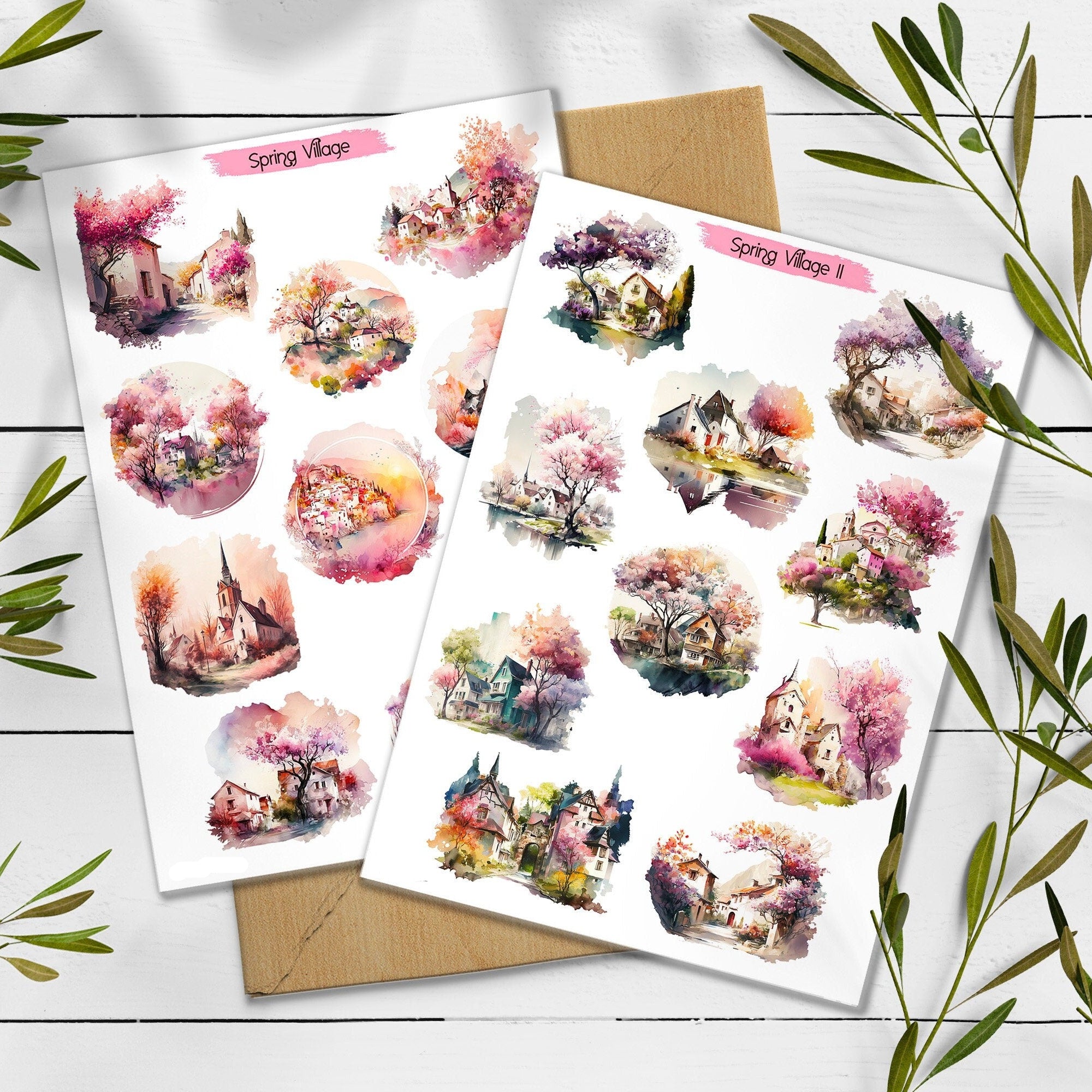 Provence Landscape Stickers