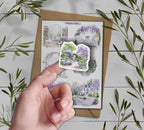 Wisteria sticker sheet. Purple Wisteria Stickers. Wisteria Flower Stickers. Summer Blossom Stickers. Bullet Journal. Violet Planner Sticker