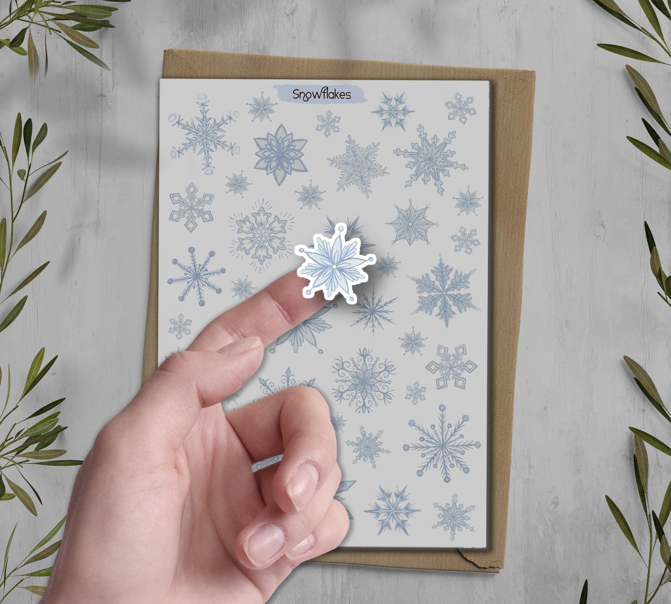 Snowflake Sticker Sheet
