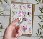 Sweetpeas Flower Stickers: Botanical Scrapbooking Stickers