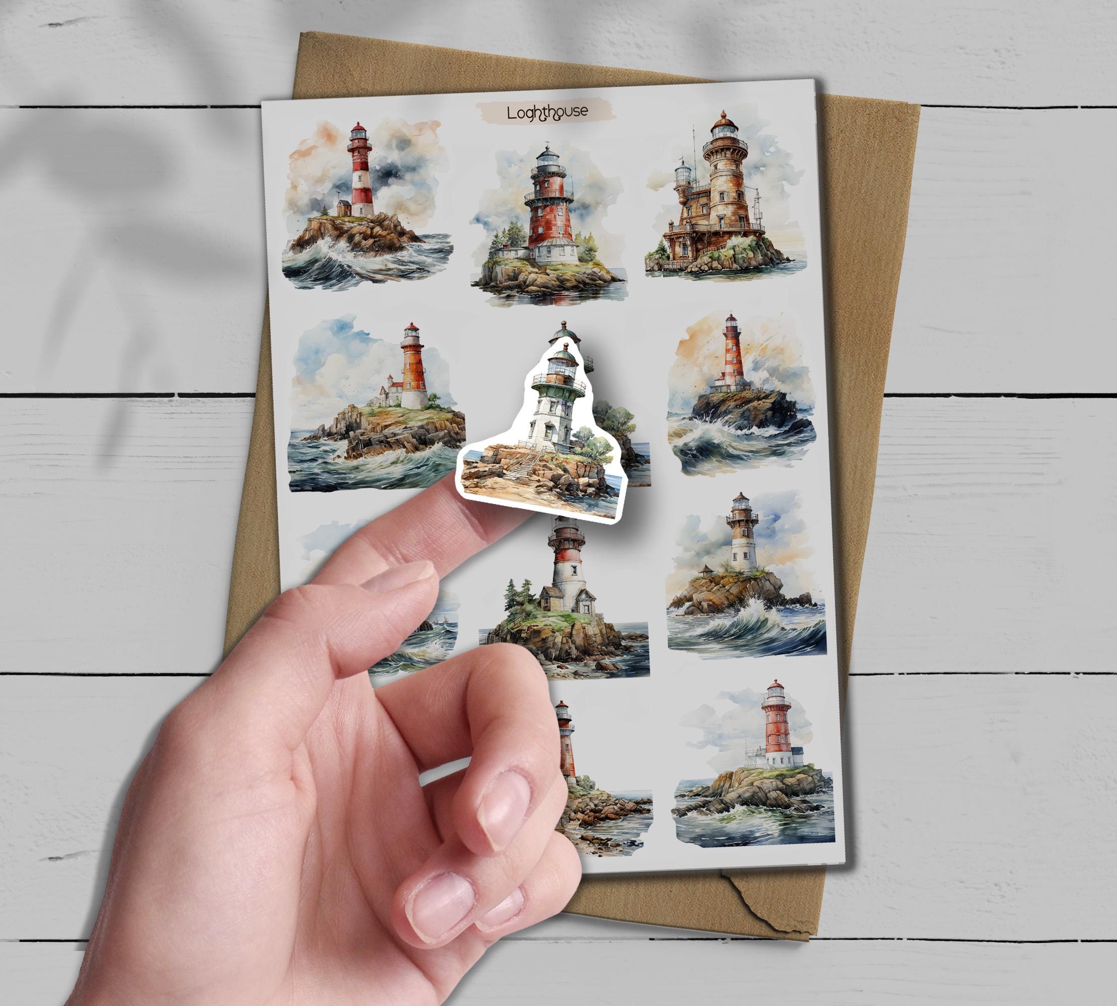 Lighthouse Stickers
