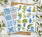 Mediterranean Summer Stickers| Travel Stickers