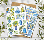 Mediterranean Summer Stickers| Travel Stickers