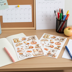Autumn Pumpkins Stickers 00022