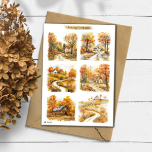 Autumn Landscape Sticker