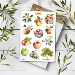 Red Apple Stickers.