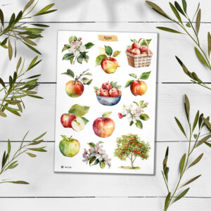 Red Apple Stickers.
