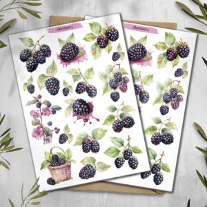 Blackberry Stickers.