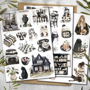 Halloween Stickers. Witchy Stickers.