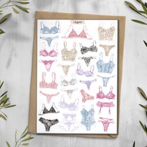 Lingerie Stickers. Bra Underwear Stickers.