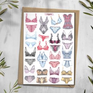 Lingerie Stickers. Bra Underwear Stickers.