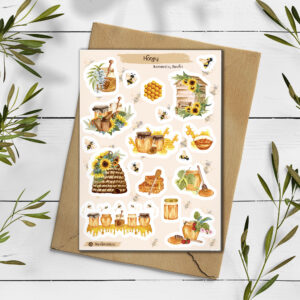 Bee & Honey Stickers